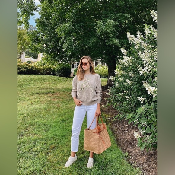 NWT Madewell The Petite Curvy Perfect Vintage Jean in Tile White - Picture 6 of 7